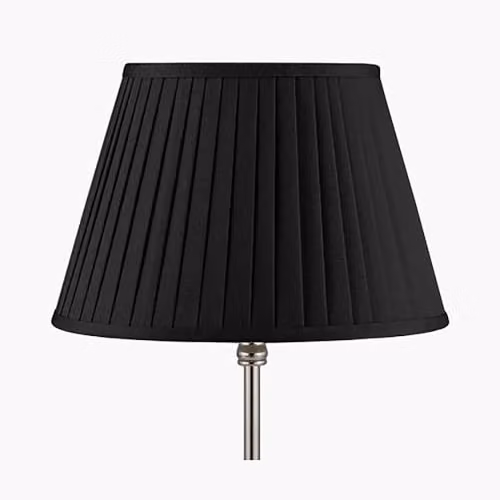 Pacific Lifestyle Empire Pleat Lampshade in Black, Diameter: 40 cm – 3