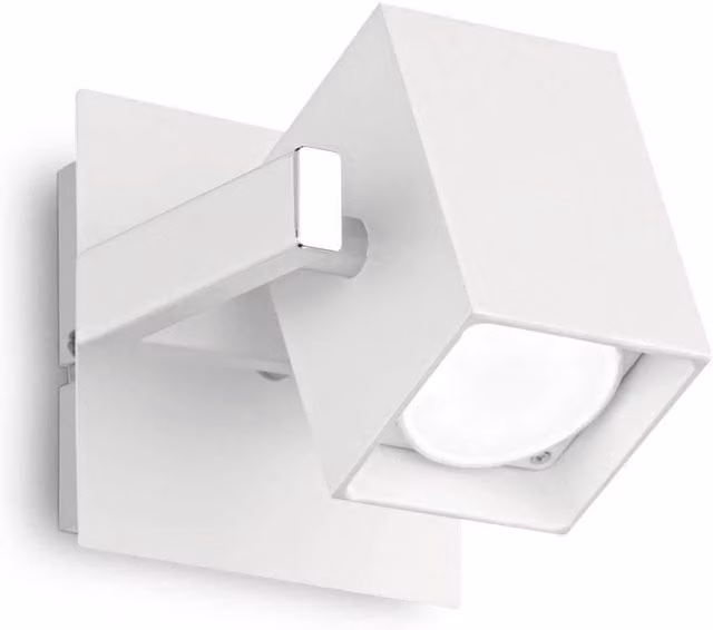 Netlighting Mouse Adjustable Modern Square Wall Light in White