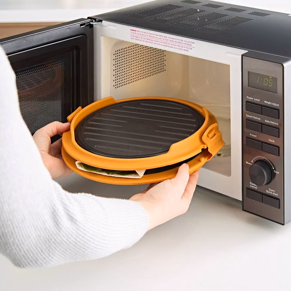 Morphy Richards Mico Microwave Round Grill in Orange – 4