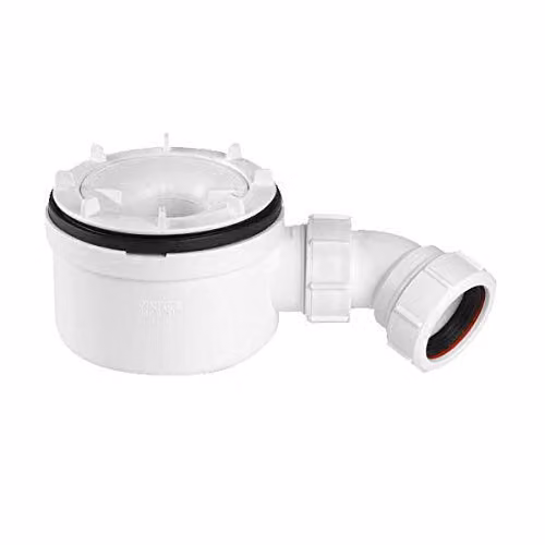 McAlpine 90 Degree White Plastic Water Seal Trap Body with 1.5 Inch Multifit Outlet ST90-70B