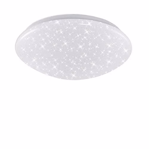 Briloner White LED Ceiling Light with Star Effect, IP44, 12W, 1200 Lumens, 4000K, Diameter: 28 cm – 1