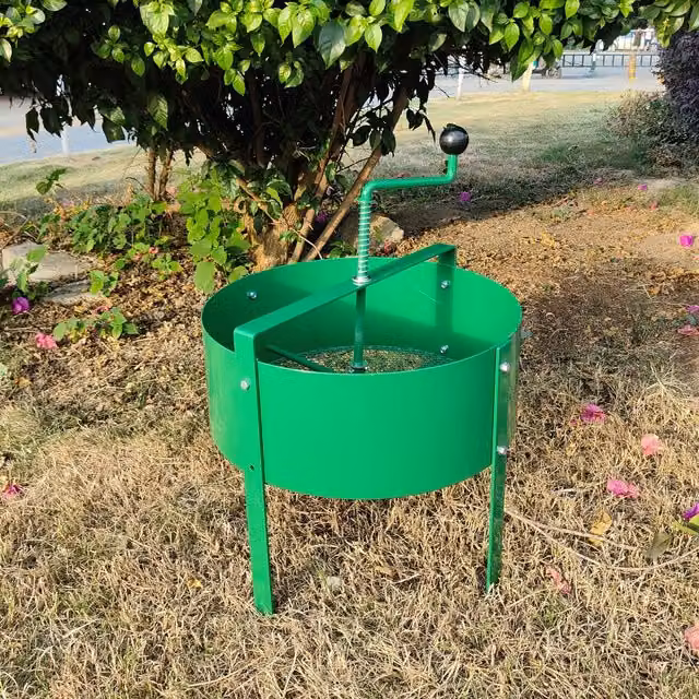 Gr8 Garden Rotary Garden Soil Sifter and Compost Sieve, 18 Litre, Green