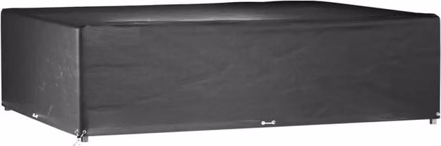 Berkfield Home Water Repellent Rectangular Garden Furniture Covers, 2 Pack, Black, W/D/H: 300 x 200 x 75 cm