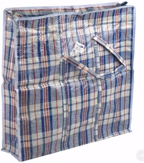 UMKY Multicolour Reusable Fabric Storage and Laundry Bag with Handles W/D/H: 50 x 50 x 50 cm