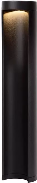 Lucide Combo Modern LED Outdoor Bollard Light in Black – 3