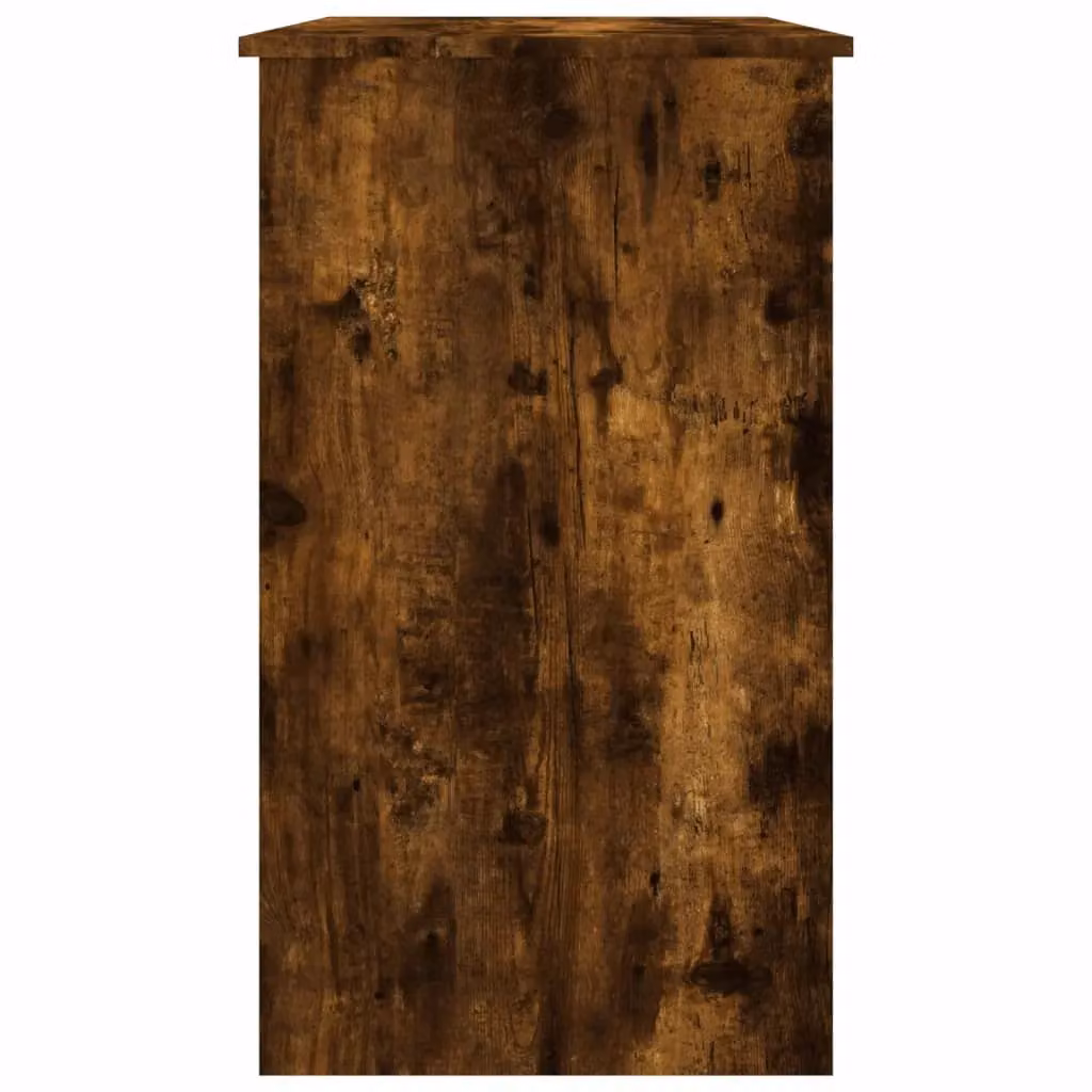 Berkfield Modern Writing Desk in Smoked Oak Brown, W/D/H: 90 x 45 x 76 cm – 4