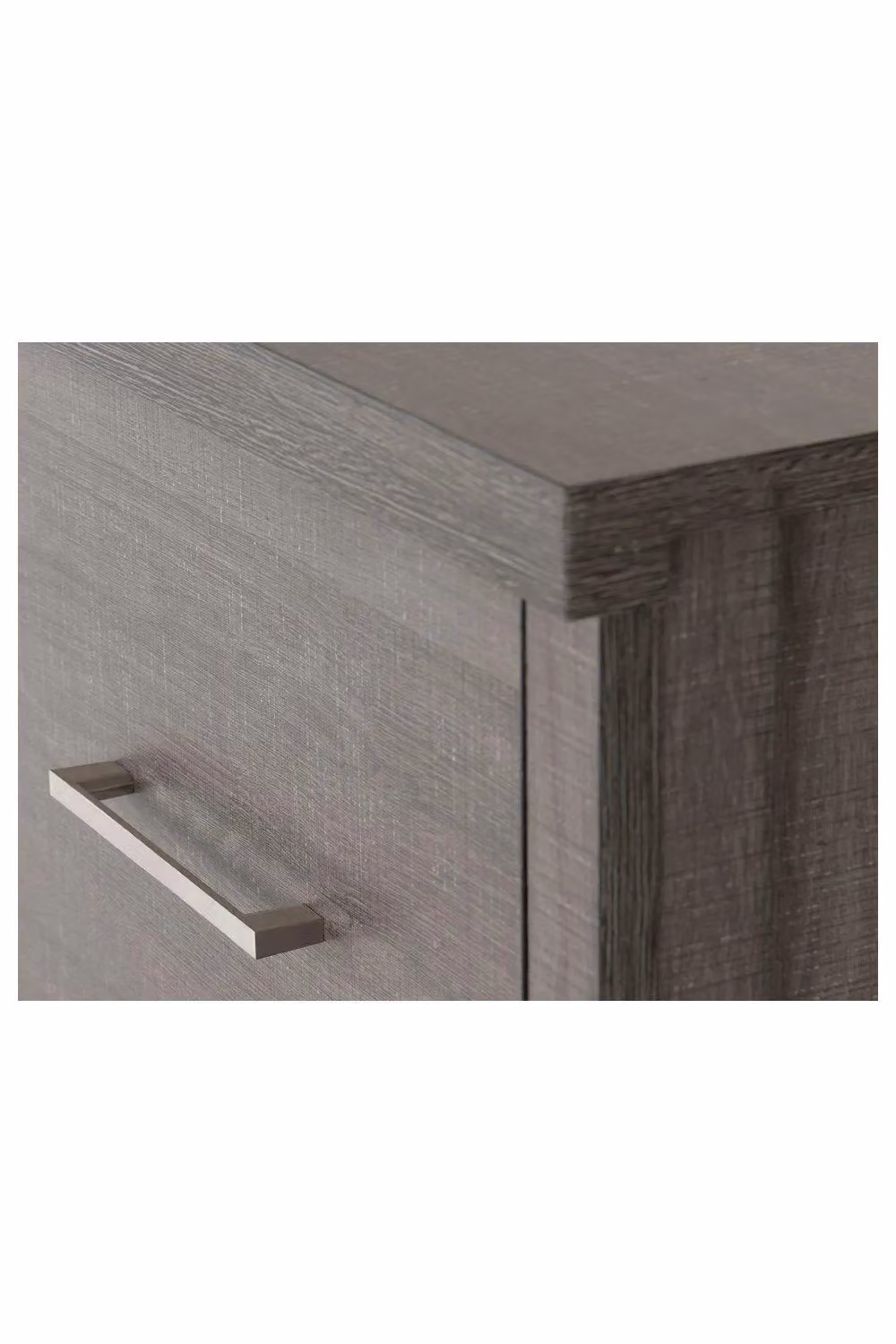 Seconique Lisbon 3+2 Drawer Chest in Black and Grey – 3