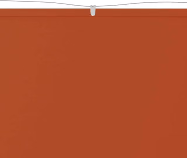 Berkfield Home Vertical Wall-Mounted Awning in Terracotta Oxford Polyester Fabric, W: 60 cm, H: 1000 cm