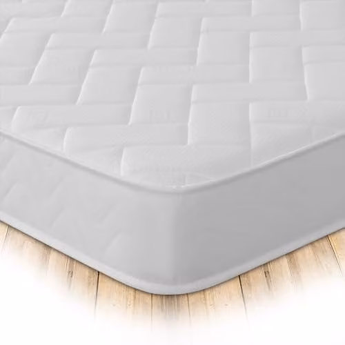 Starlight Beds Metro Tile Hybrid Sprung Small Single Mattress in White