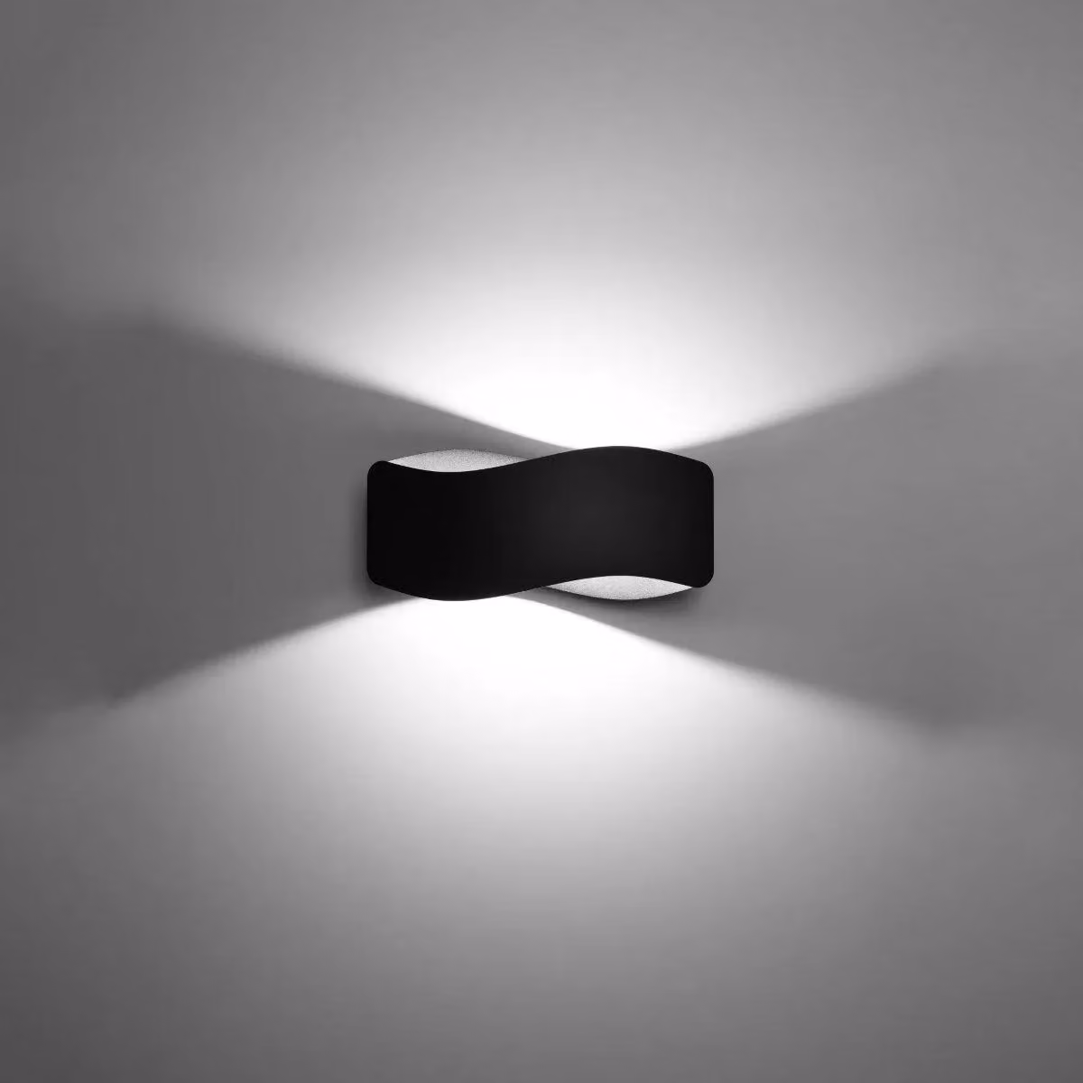 Sollux Lighting Modern Black Wall Lamp W/D/H: 13 x 30 x 11 cm – 3
