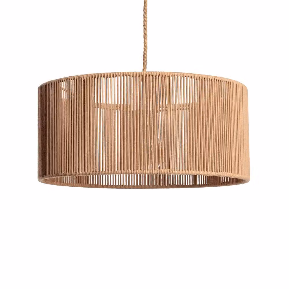 sweeek Brown Hemp Pendant Light, Diameter: 40 cm – 2