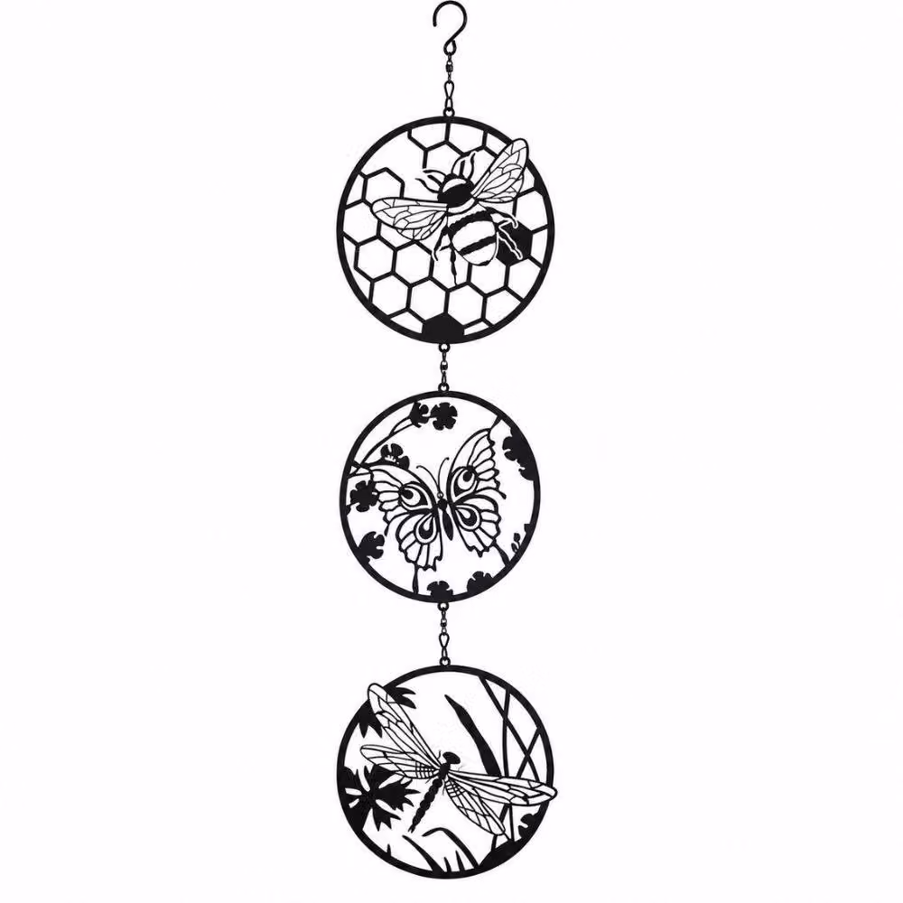Marco Paul Wings Hanging Garden Tree Decoration in Black Metal – 2