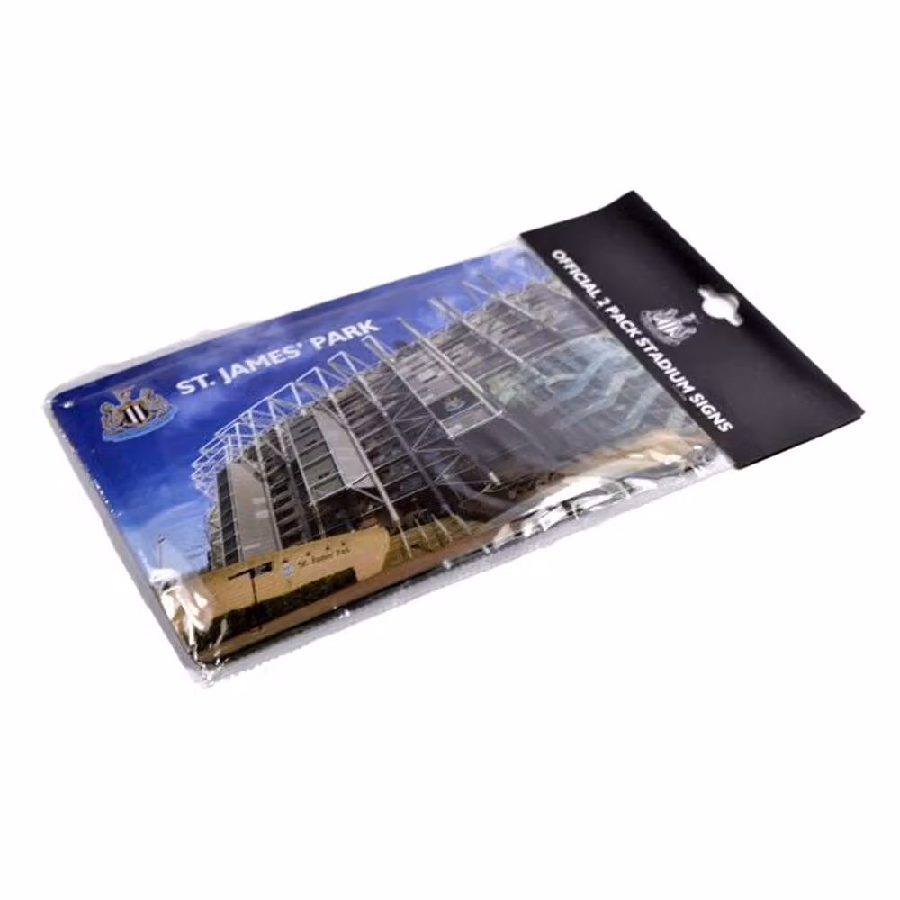 Newcastle United FC St James Park Stadium Rectangular Sign, Pack of 2, Multicolour – 2