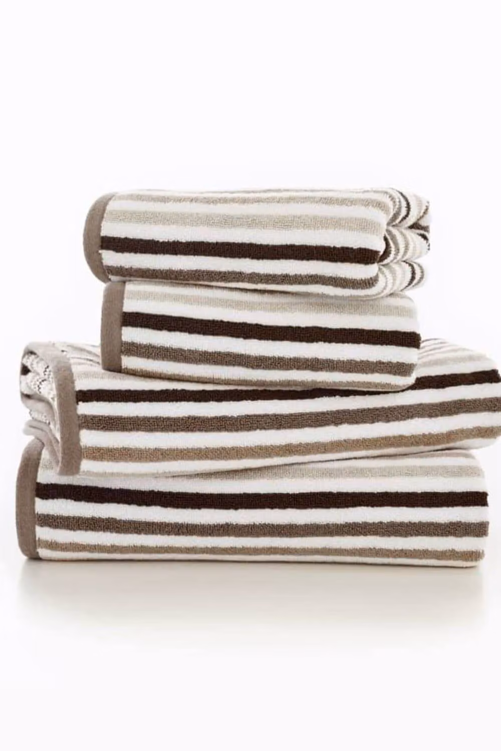 Deyongs Bliss Linear Stripe 550gsm 100% Cotton Bathroom Towels in Natural – 2