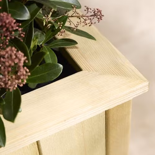 Rowlinsons Signature Heritage Tall Rectangular Planter in Light Brown, W: 103 cm, D: 43 cm, H: 78 cm – 2