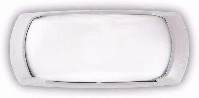 Netlighting Francy Modern Rectangular Outdoor Wall Light in White, IP66, E27 Up/Down Lighting – 1