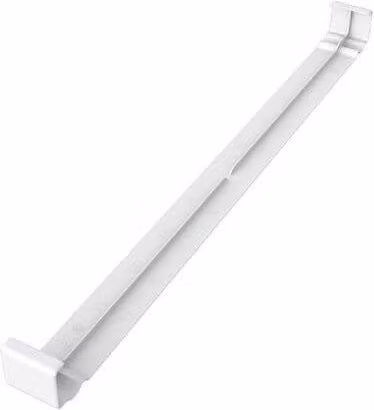 Freefoam White Ogee Fascia Joint Double Ended PVC Board, Length: 60.4 cm