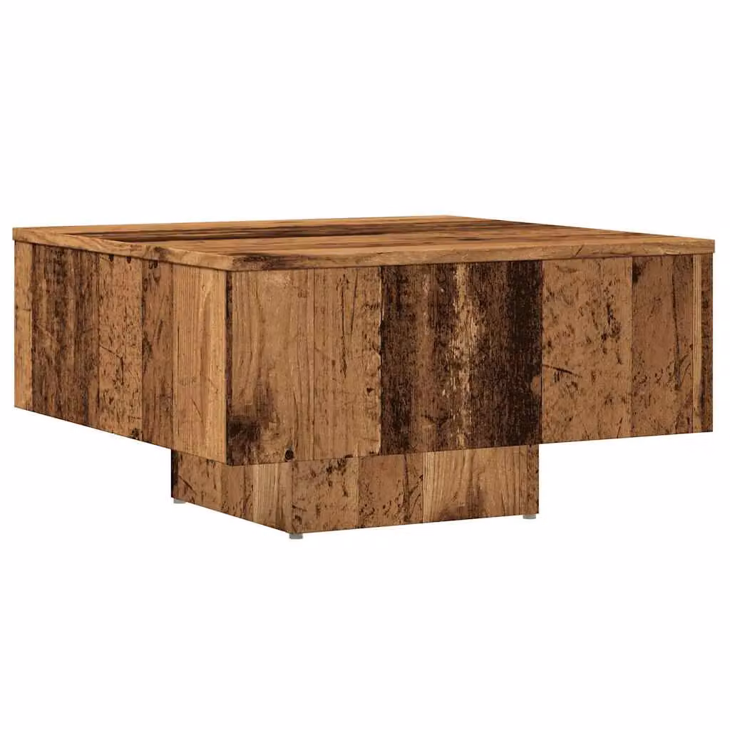Berkfield Home Rustic Brown Square Coffee Table with Lift Mechanism, W/D/H: 60 x 60 x 31.5 cm – 2