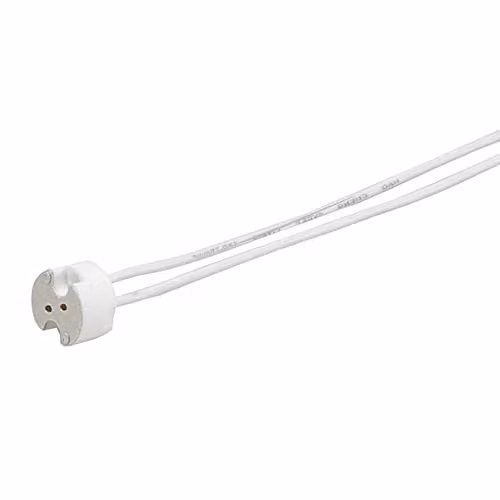 Loops 50W MR16 Unglazed Ceramic GU5.3 LED Lampholder in White