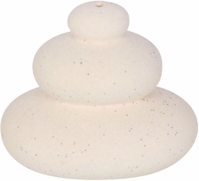Something Different Wave Ceramic Incense Stick Holder in Cream