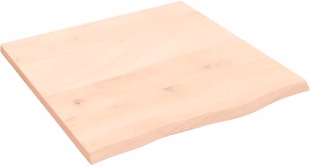 Berkfield Home Wall Mounted Rustic Oak Shelf in Brown, W/D/H: 60 x 60 x 1 cm