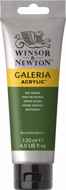 Winsor & Newton Galeria Acrylic Paint, Sap Green, 120ml