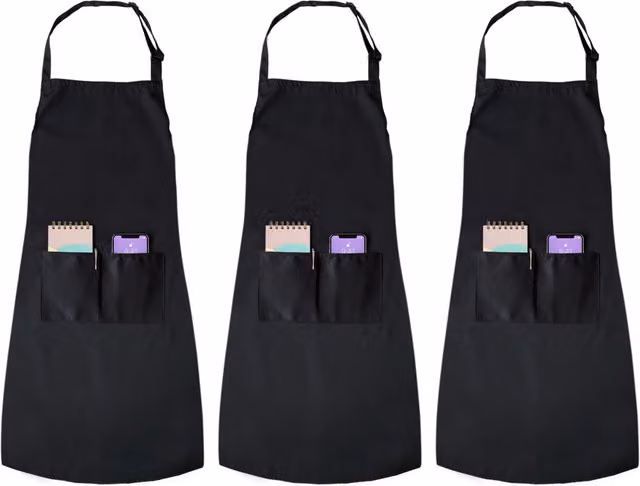 Joejis Butcher's Apron in Black