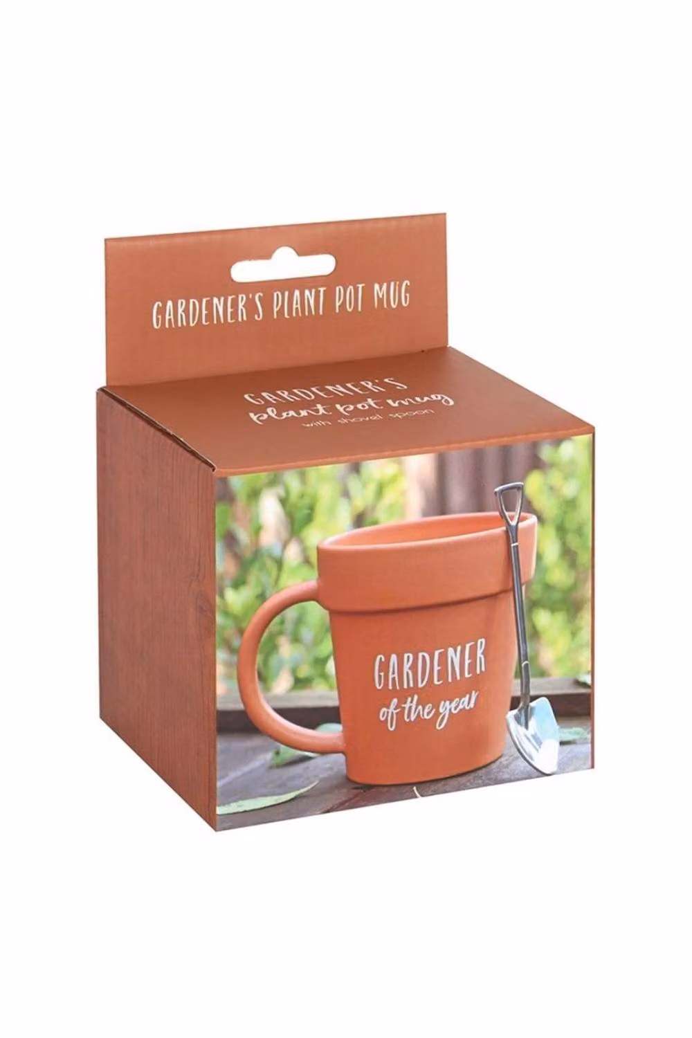 KDMD Gardener of the Year Ceramic Mug in Terracotta Orange and Brown – 2