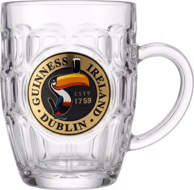 Guinness Transparent and White Glassware ST-GU-05946