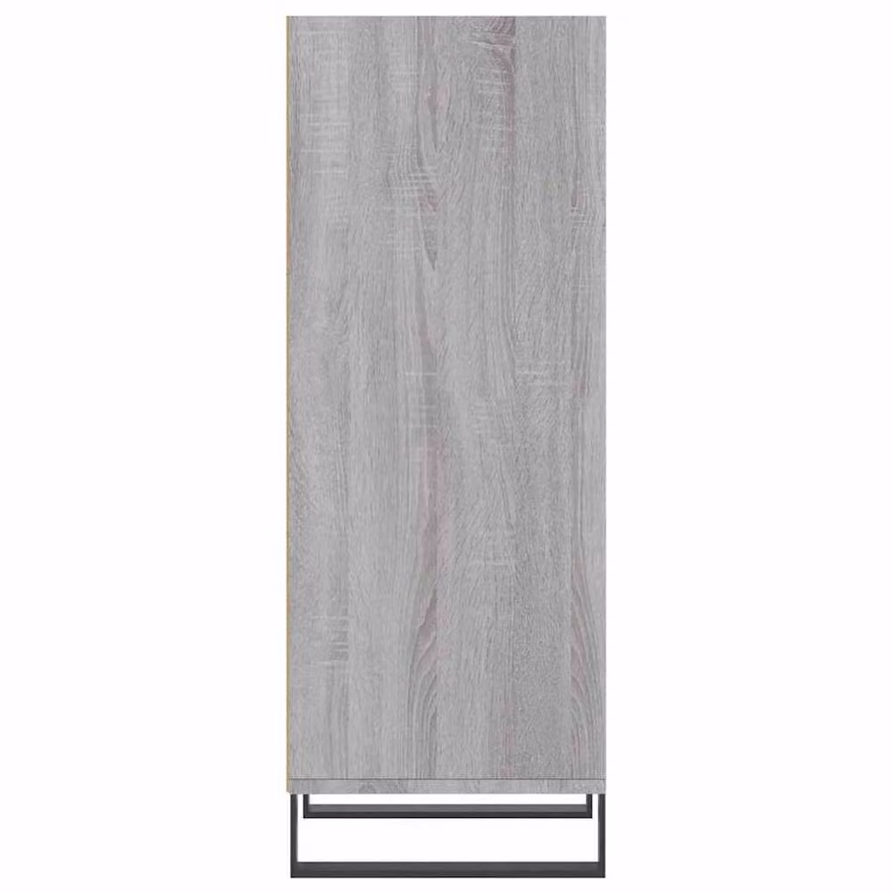 Berkfield Home Sonoma Sideboard in Grey, MDF, W/D/H: 34.5 x 32.5 x 90 cm – 2