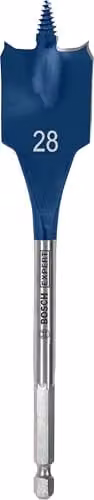 Bosch EXPERT Self Cut Speed Spade Wood Drill Bit, Blue, 28 mm – 1