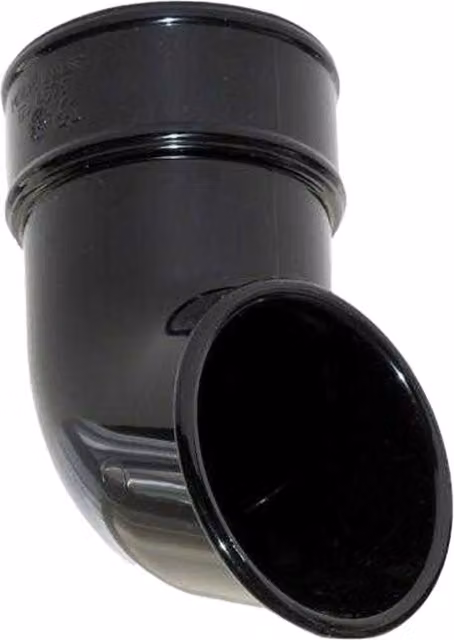 Kayflow 90 Degree Round Bend Pipe Connector, Black