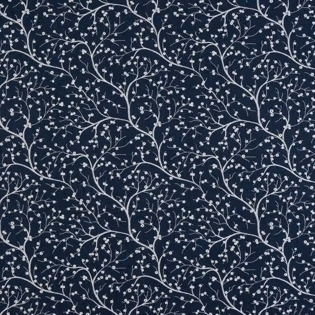 Terrys Appledore Fabric Denim in Blue and White for Adults