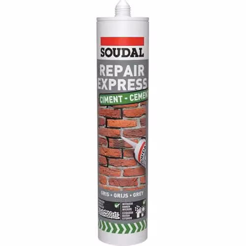Soudal Repair Express Cement in Grey, 300 ml