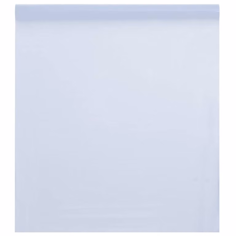 Berkfield Home Static Frosted Transparent White PVC Window Films, 3 Pack, Black