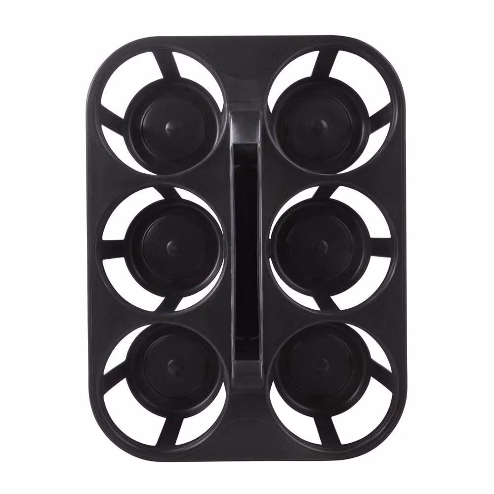 FORGEVIO Plastic Bottle Carrier Holder in Black – 3