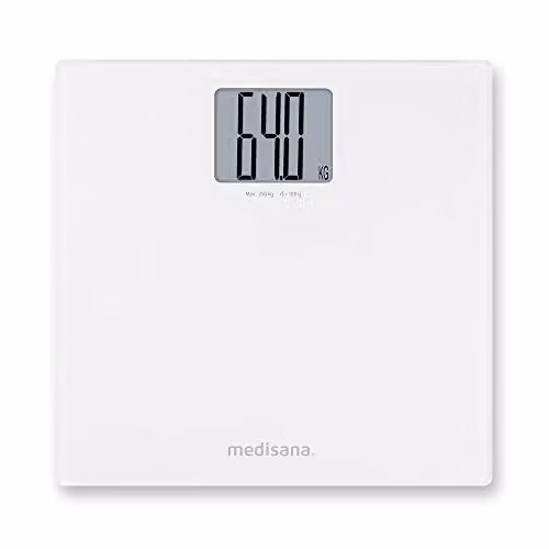 Medisana PS 470 XL Digital Glass Personal Bathroom Scales, White – 1