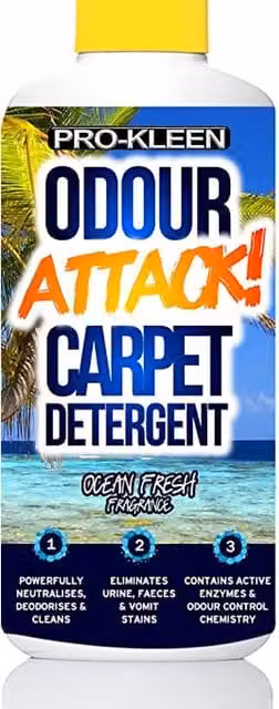 Pro-Kleen Odour Attack Carpet Cleaner, 1 l, Blue