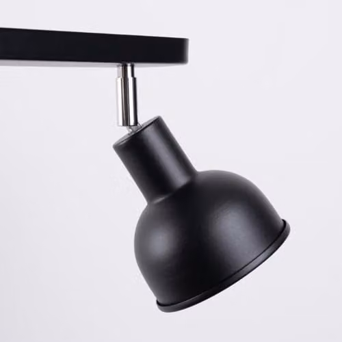 Sollux Lighting Elba Black Metal LED Wall Light with E27 Base – 3
