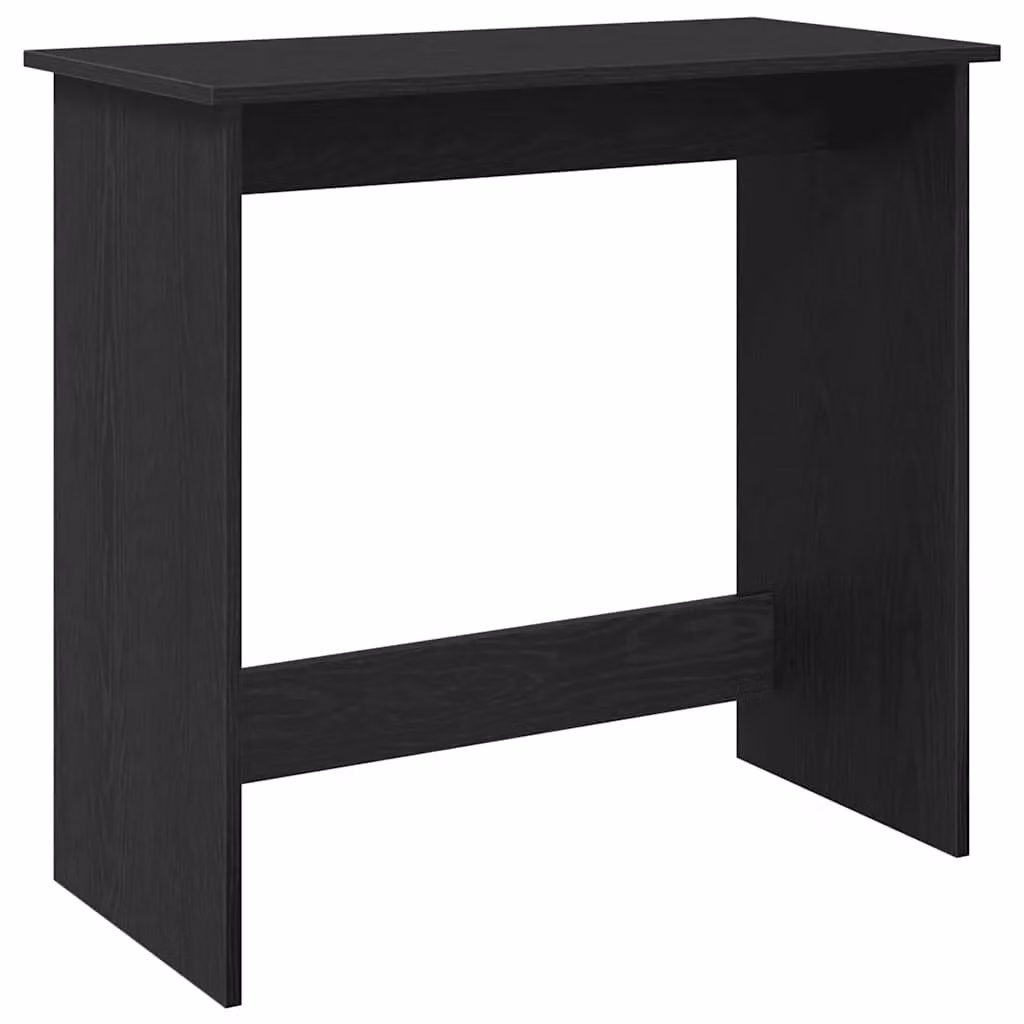 Berkfield Modern Writing Desk in Black, Engineered Wood, W/D/H: 80 x 40 x 75 cm – 2
