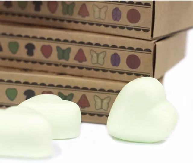 KDMK Mint Menthol Natural Soy Wax Melts, Box of 6, Green