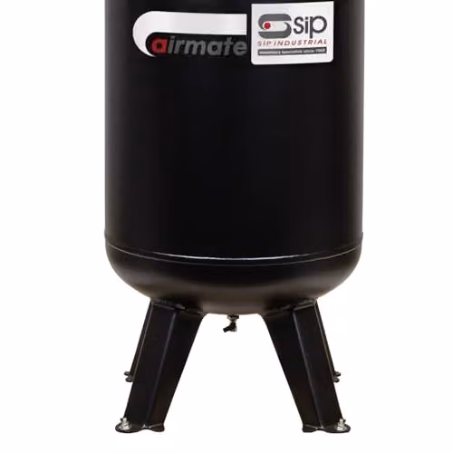 SIP Airmate VN3/150-SB Vertical Belt Drive Air Compressor, Black, 150L, 2.2kW, 145psi/10 Bar – 5