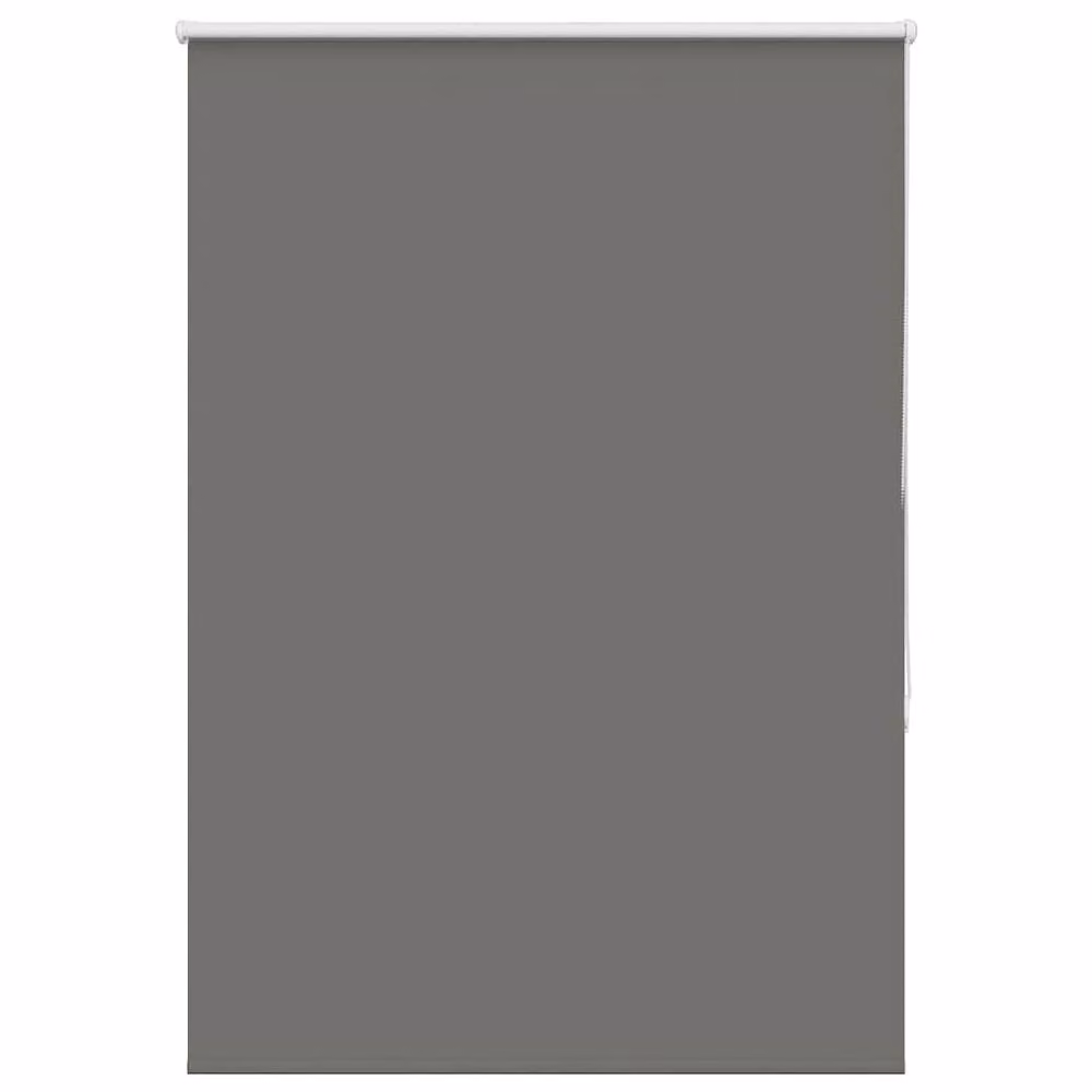 Berkfield Home Grey Blackout Roller Blind, Thermal Insulating Polyester, W: 110 cm, H: 175 cm – 2