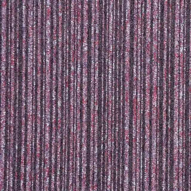 Vital Contract Carpet Tiles in Purple and Pink, 5.5mm Loop Pile, 5m2 (20 Tiles Per Box)