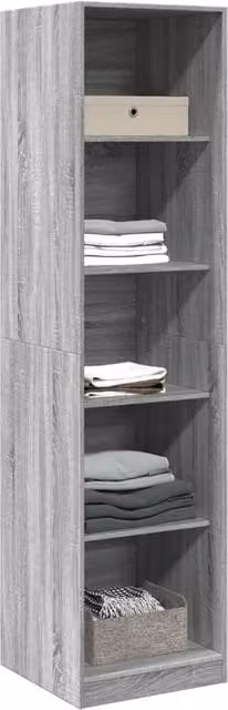 Berkfield Home Grey Sonoma Wardrobe W/D/H: 50 x 50 x 200 cm – 1