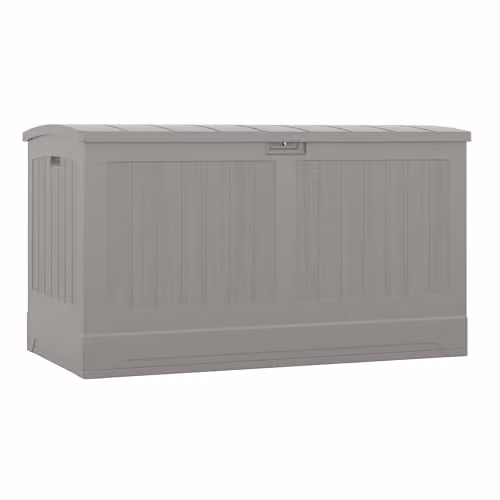Rowlinsons Montana 757L Storage Box in Stone Grey, W146 x D80 x H83 cm