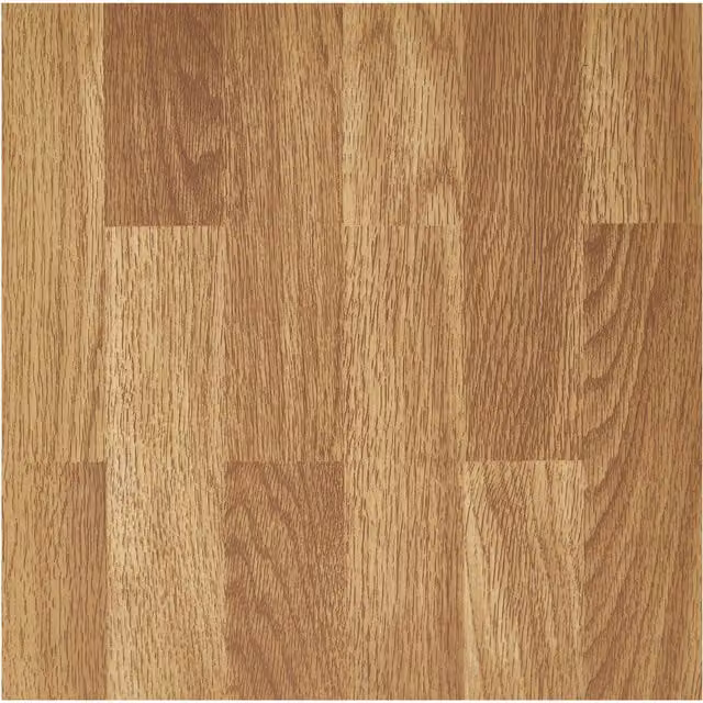 Darphe Self Adhesive Wood Effect Vinyl Flooring Set in Beige and Brown