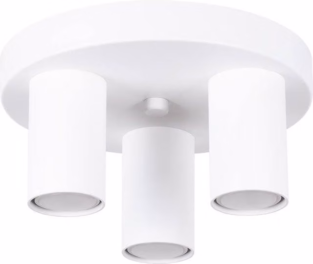 Sollux Lighting Modern White Ceiling Lamp with 3 Lights, W/D/H: 12 x 25 x 25 cm – 1