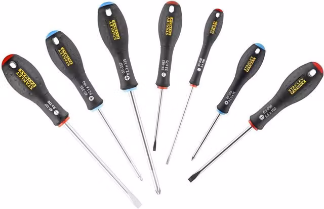 Stanley Fatmax 7 Piece Manual Screwdriver Set in Multicolour
