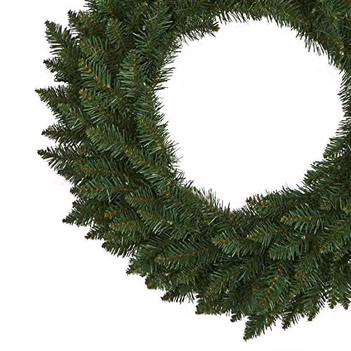 Shatchi Green Round Christmas Wreath, Diameter: 55 cm – 2